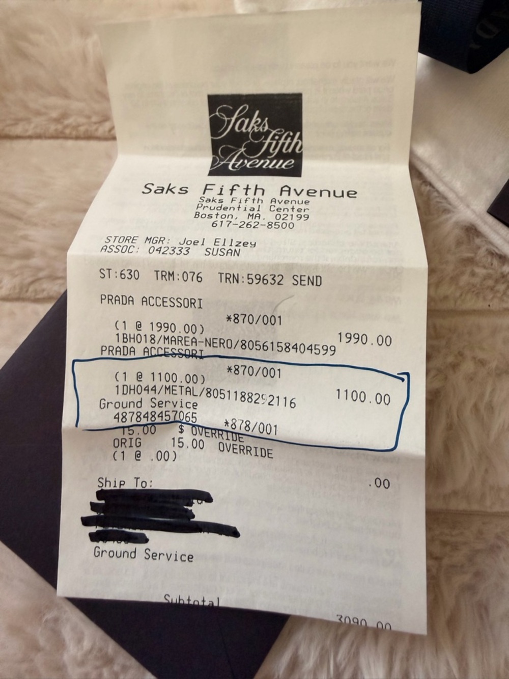 PRADA Black Satin Crystal Crossbody Clutch Bag 1DH044 - Picture 15 of 16